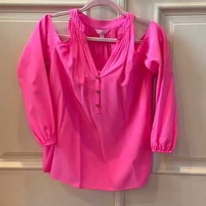 Lilly Pulitzer sunny shoulder Elsa top xxs
